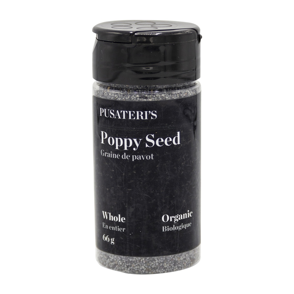 Pusateri's Organic Poppy Seeds Whole 66G