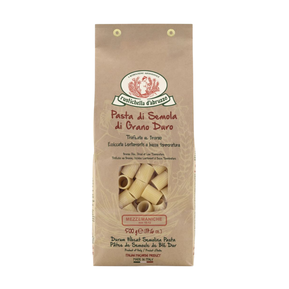 Rustichella Mezzemaniche Pasta 500G