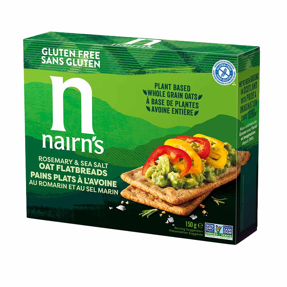 Nairns Gluten Free Rosemary and Sea Salt Flatbread
