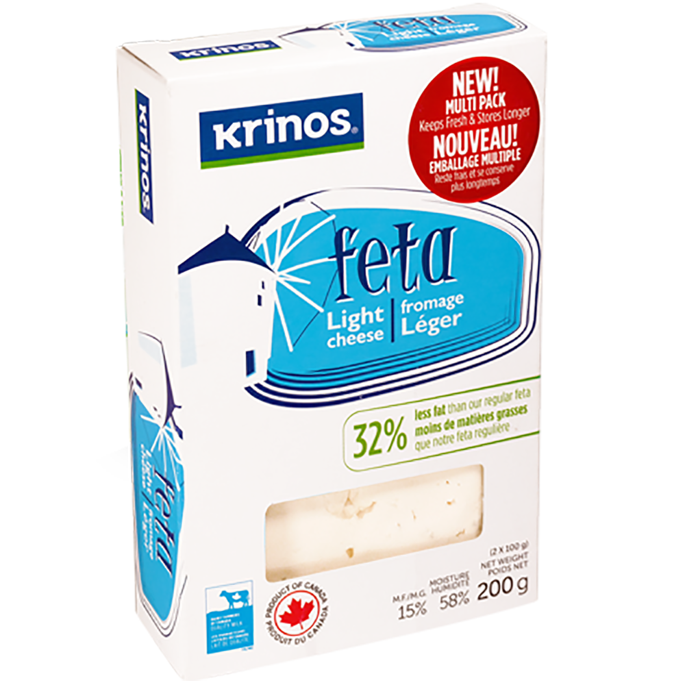 Krinos Light Feta Cheese 200g