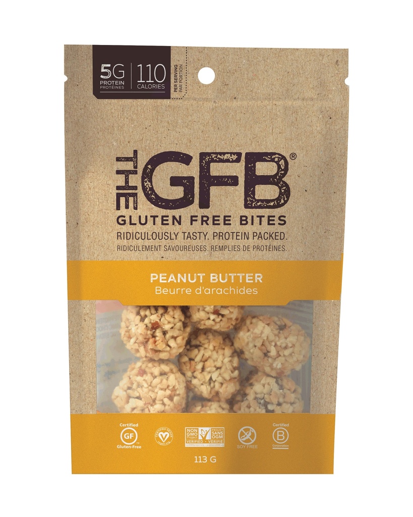 Gluten Free Brothers Peanut Butter Bites 113G