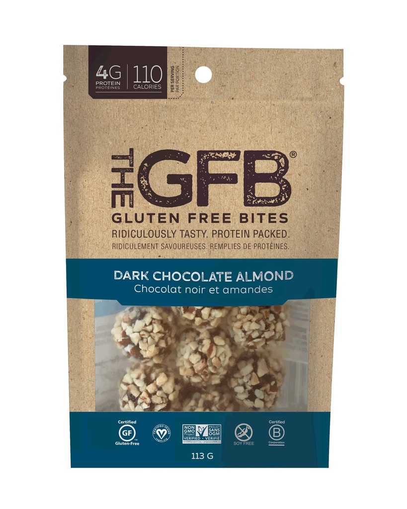 Gluten Free Brothers Dark Chocolate Almond Bites 113G