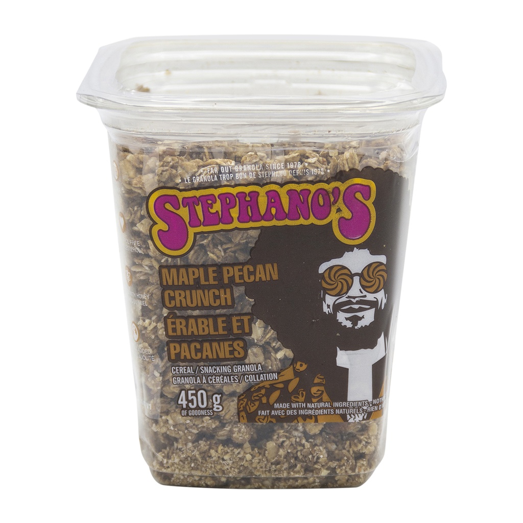 Stephano's Chunky Maple Pecan Granola 450G