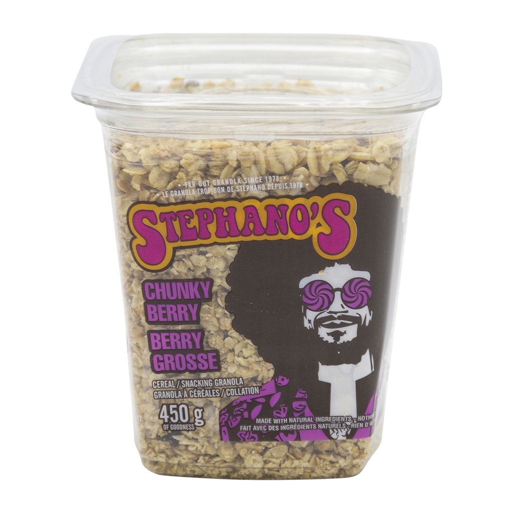 Stephano's Chunky Berry Granola 450G