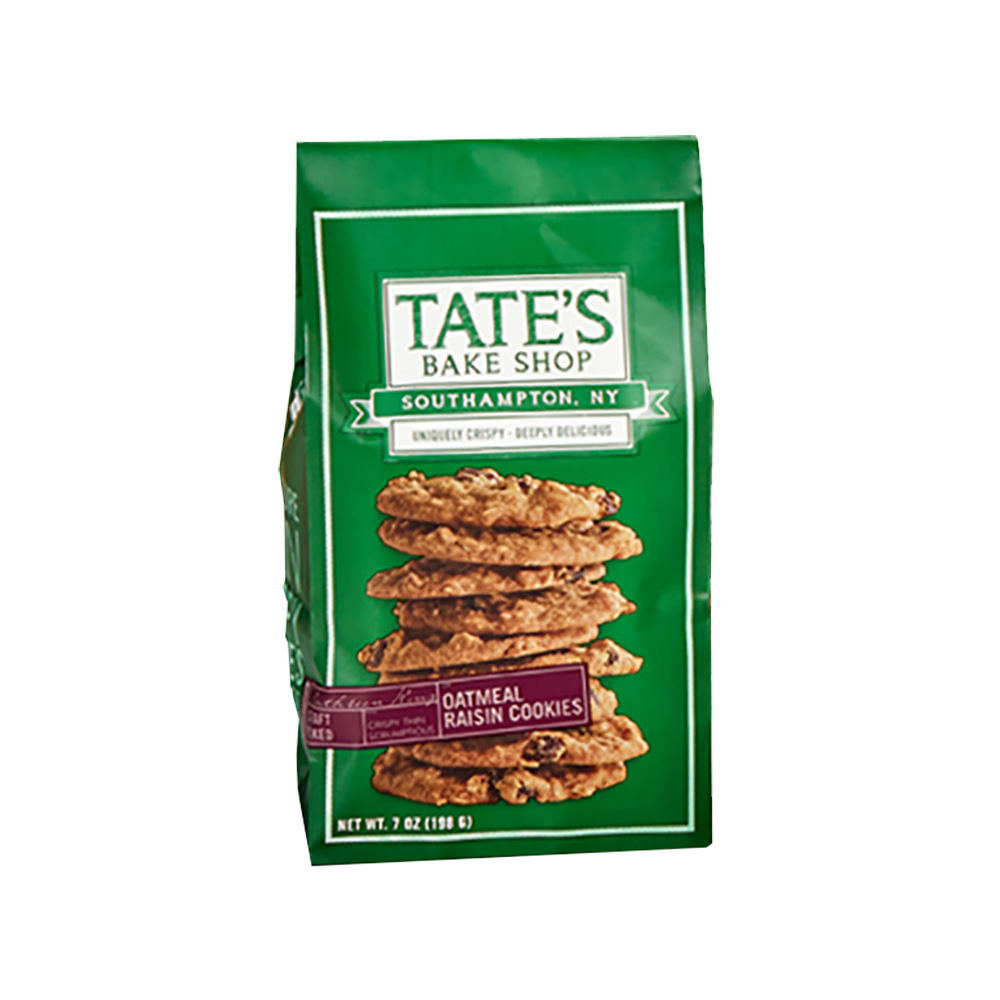 Tate's Oatmeal Raisin Cookies 198G