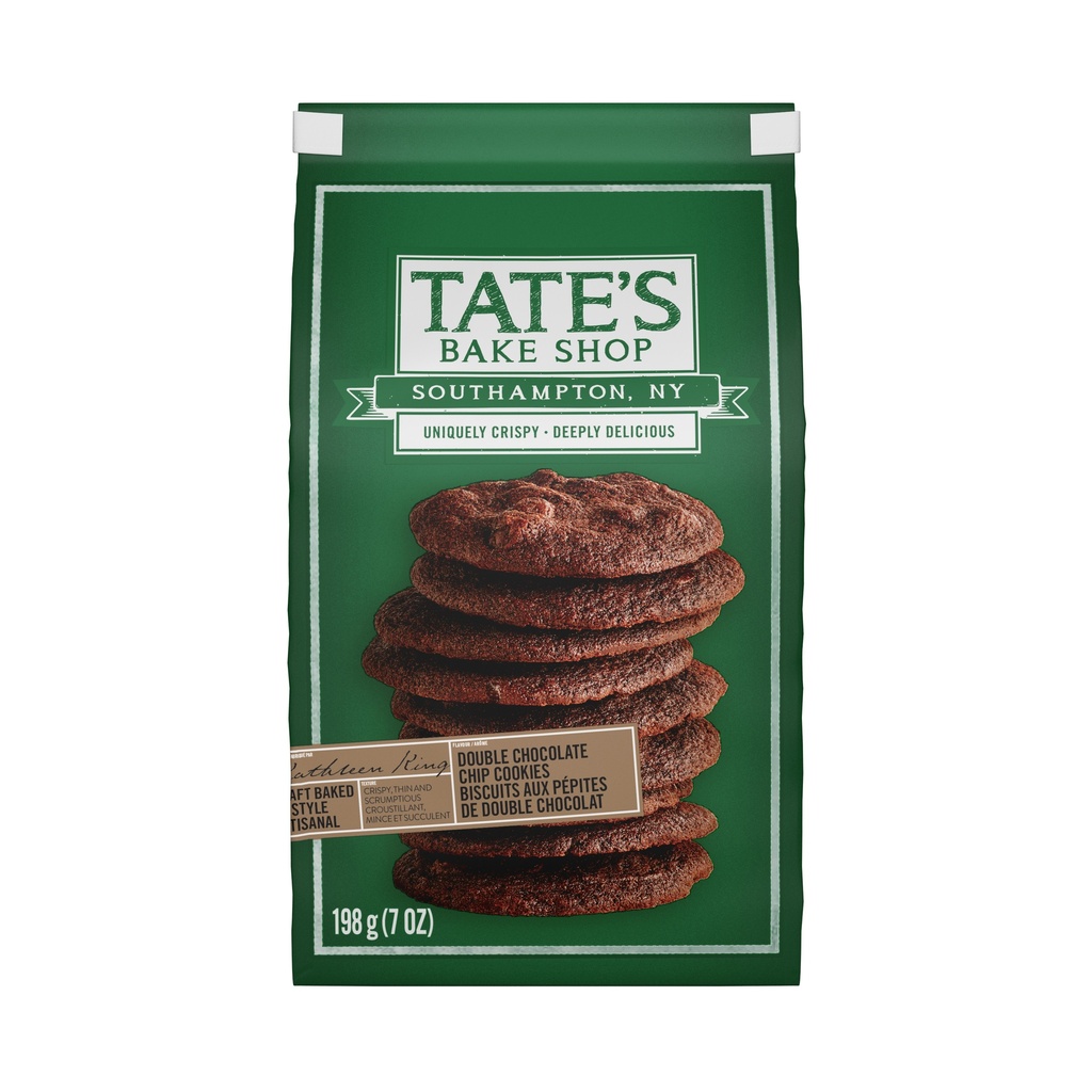 Tate's Double Chocolate Chip Cookies 198G