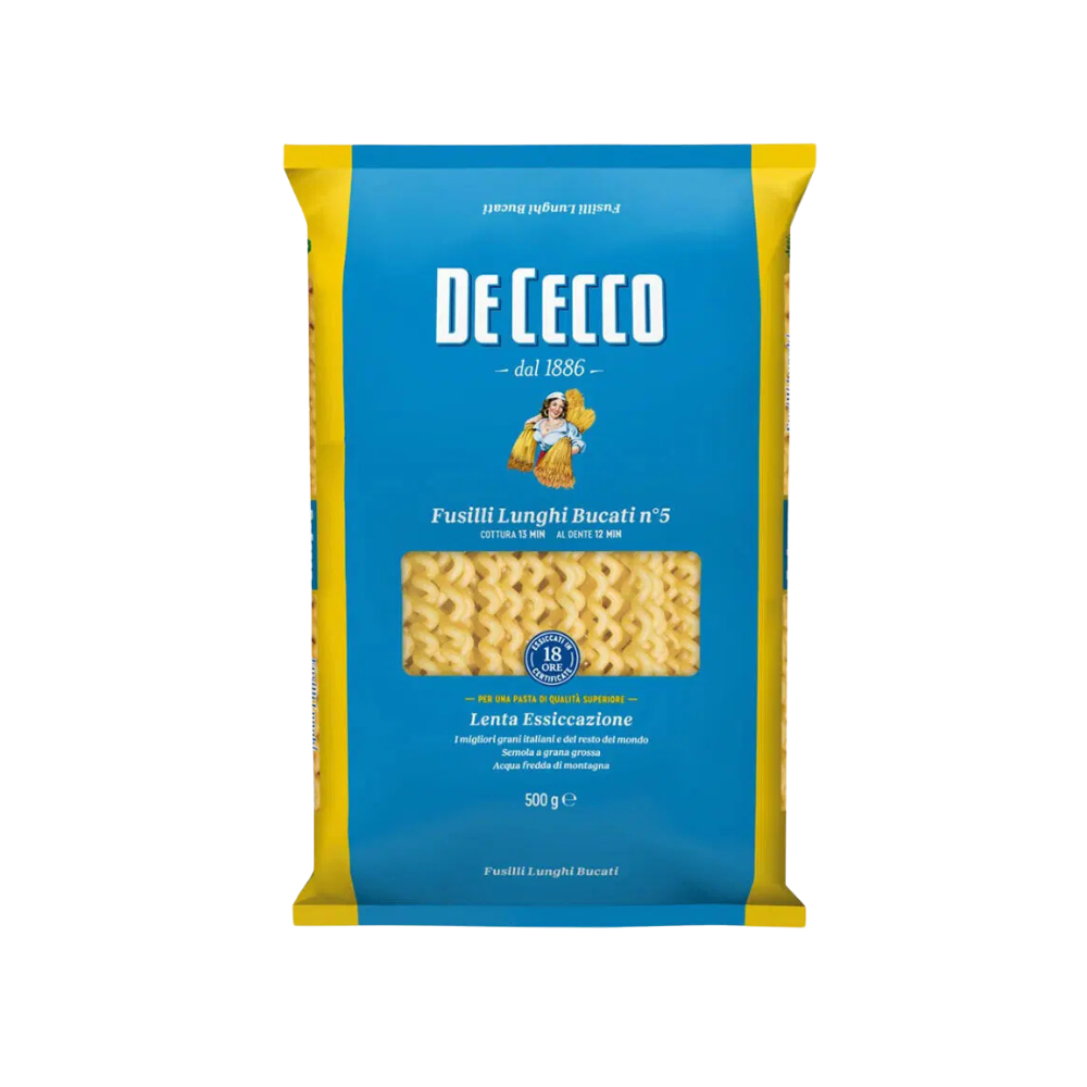 DE CECCO FUSILLI LUNGHI BUCATI