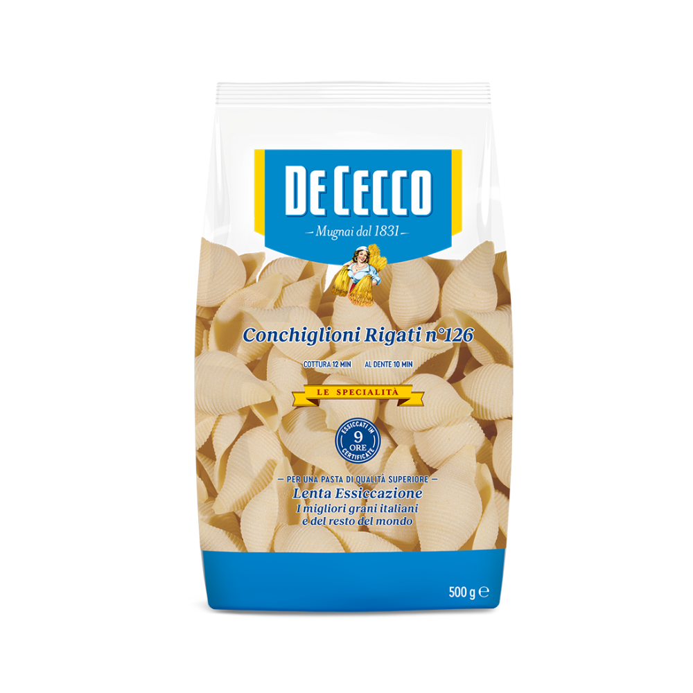 Dececco Conchiglioni Rigati No 126 500G