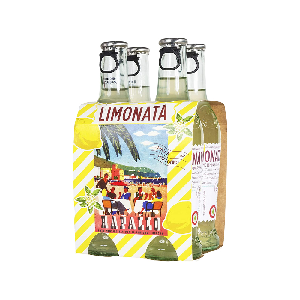 Niasca Limonata Sparkling Lemon Italian Soda 4pk