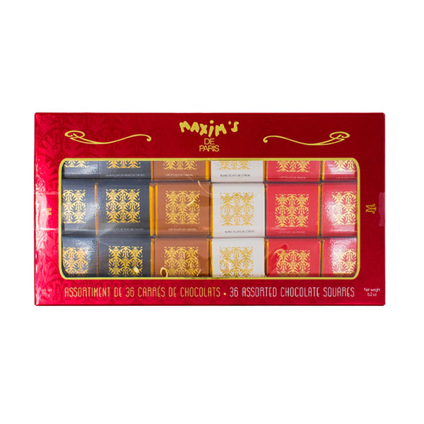 Maxim's 36pc Assorted Chocolate Squares 180g