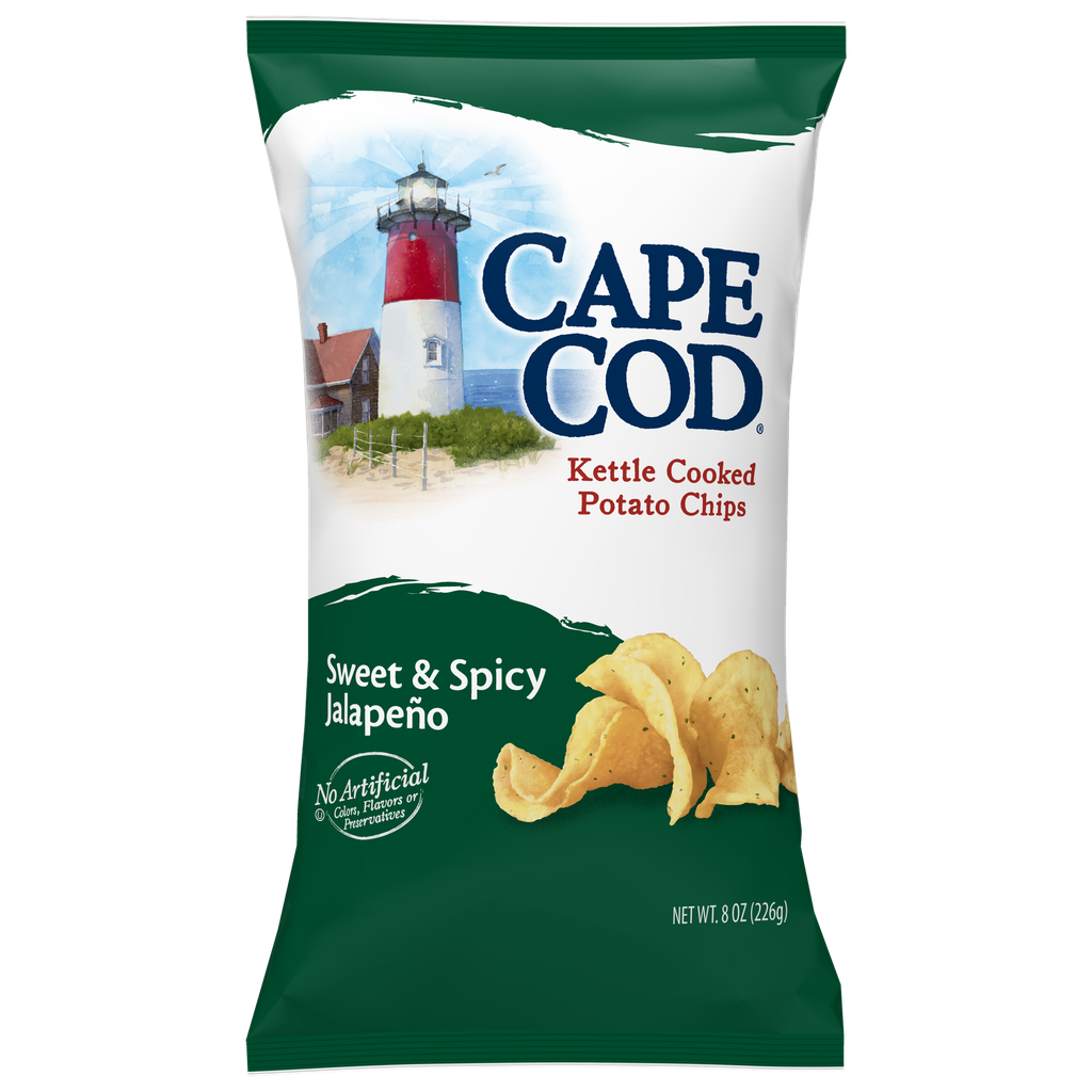 Cape Cod Kettle Cooked Potato Chips Sweet & Spicy Jalapeno 226G