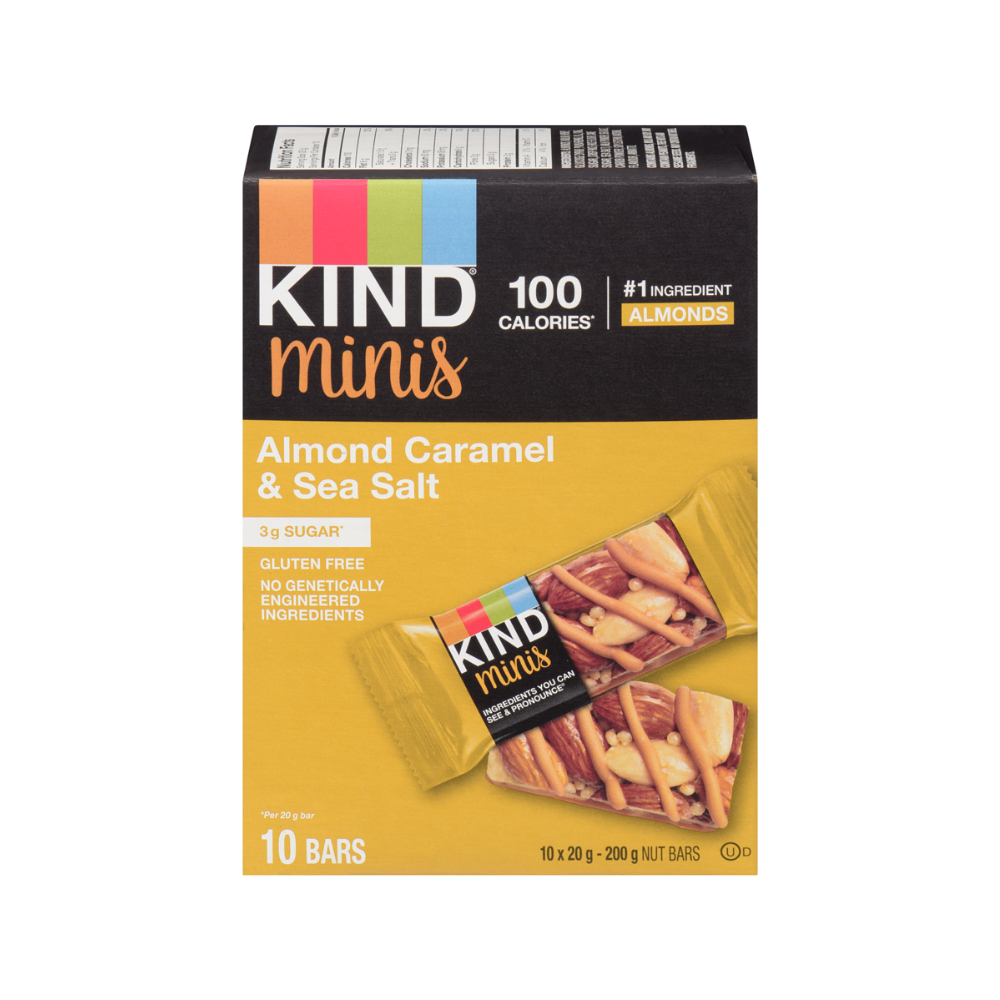 Kind Minis Caramel Almond Sea Salt 200g