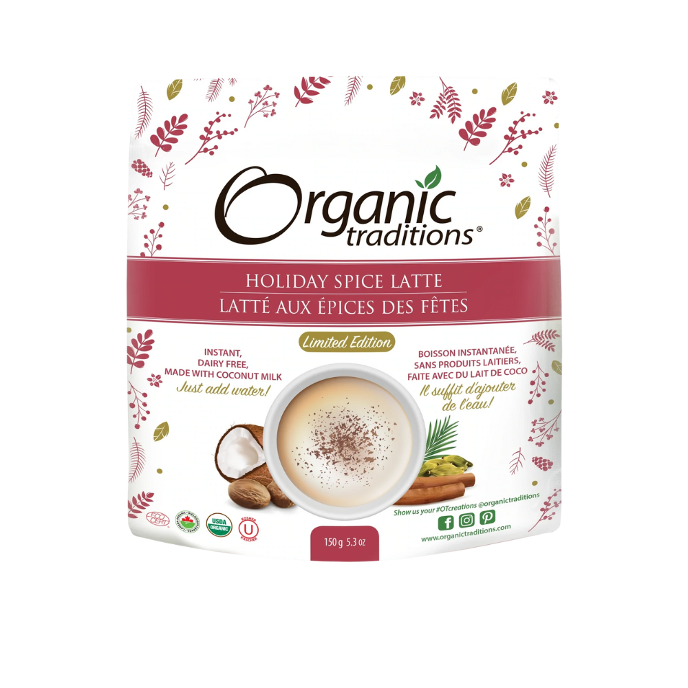 ORGANIC TRADITIONS HOLIDAY SPICE LATTE