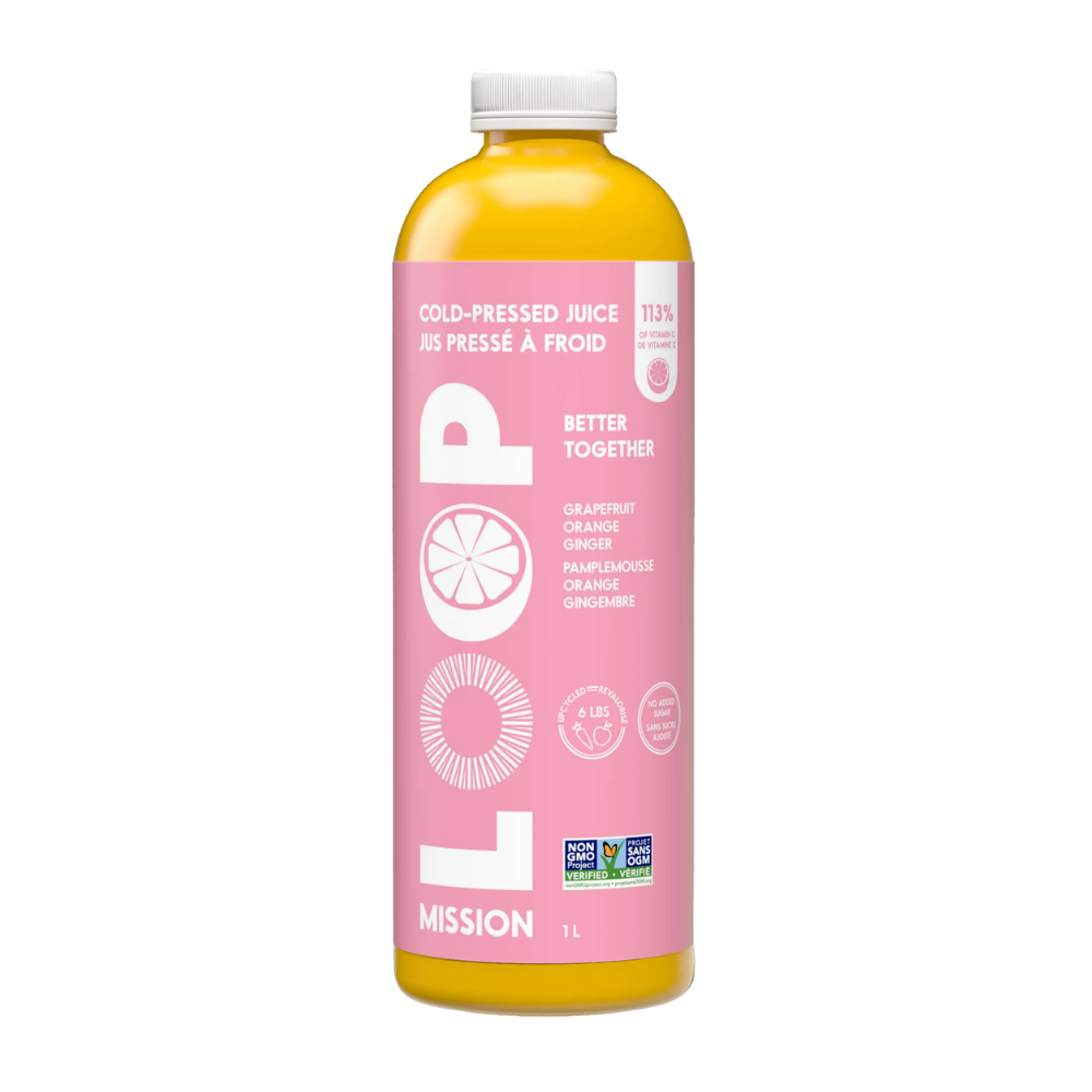 LOOP JUICE BETTER TOGETHER GRAPEFRUIT GINGER