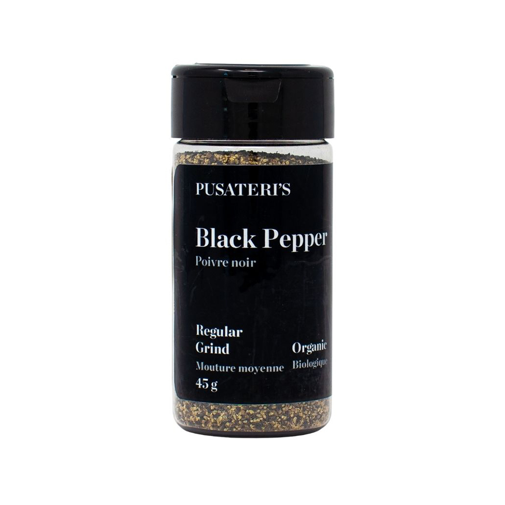 Pusateri's Organic Black Pepper Ground 45G