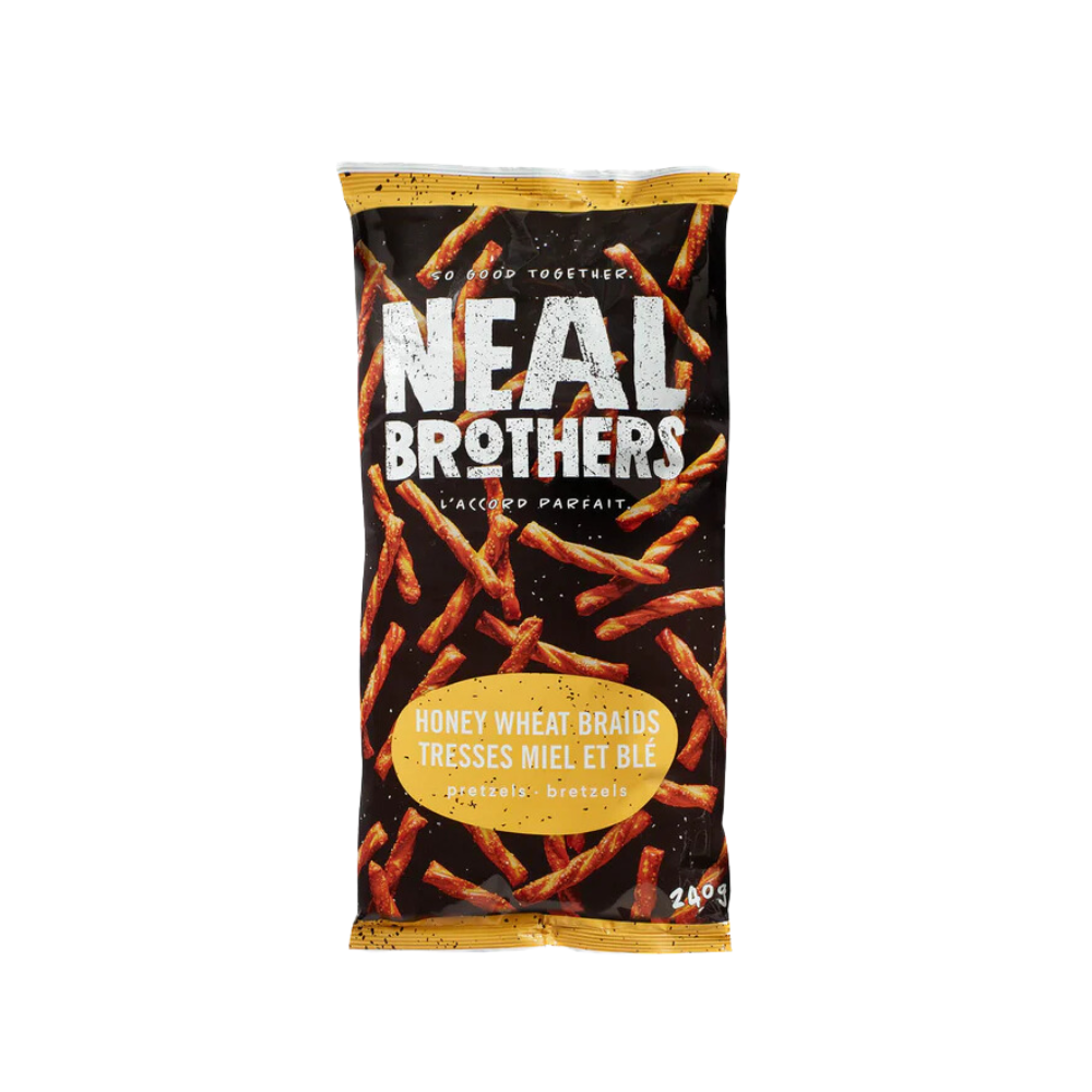 Neal Brothers Honey Wheat Pretzel Braids 240G