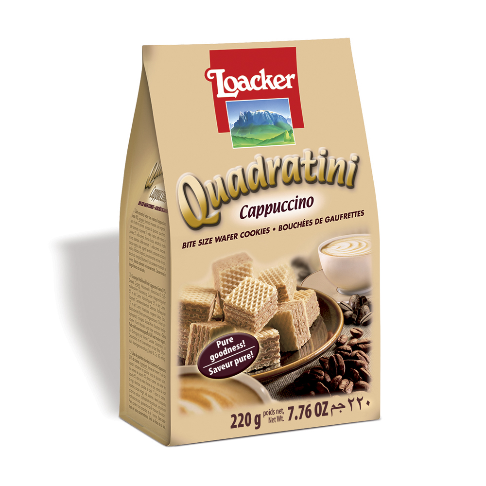 Loacker Quadratini Cappuccino 220G