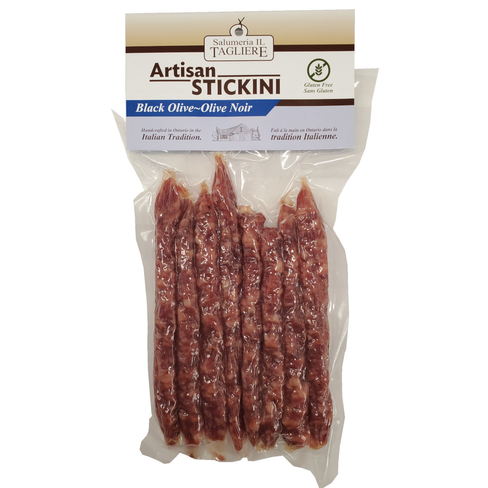Salumeria Il Tagliere Gluten Free Black Olive Artisan Stickini 0.35lb