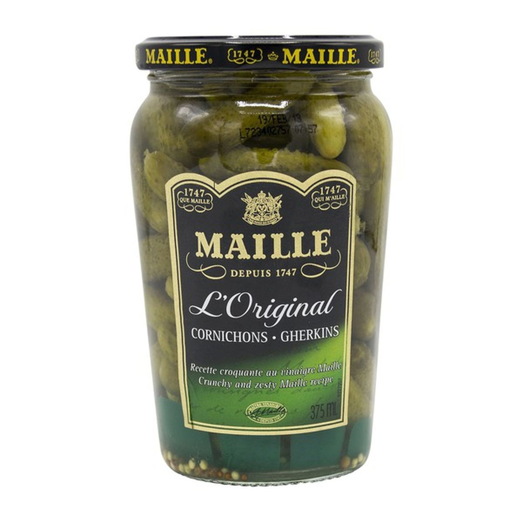 MAILLE CRUNCHY GHERKINS 375ML