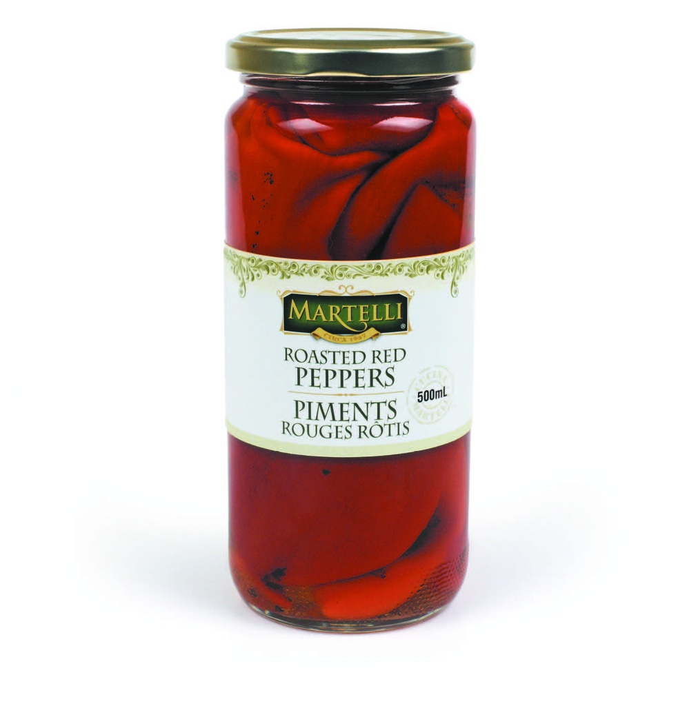 Martelli Roasted Red Peppers 500Ml