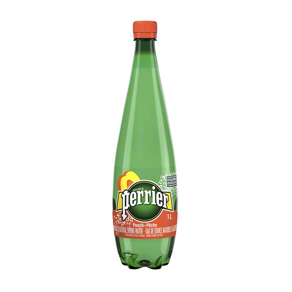 Perrier Sparkling Peach Water 1L