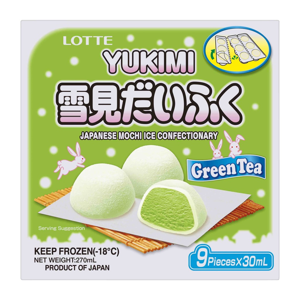 Lotte Authentic Japanese Mochi Green Tea 270ml