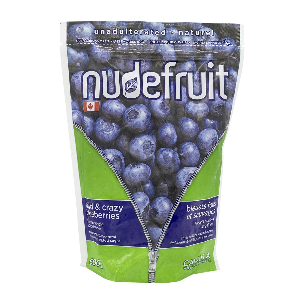 Nudefruit Wild & Crazy Blueberries 540G