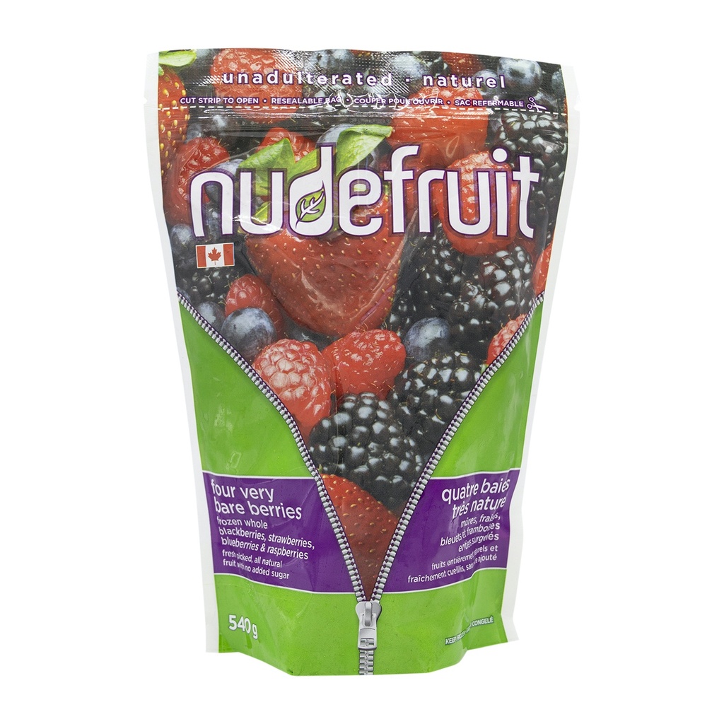 Nudefruit Four Very Bare Berries 540G
