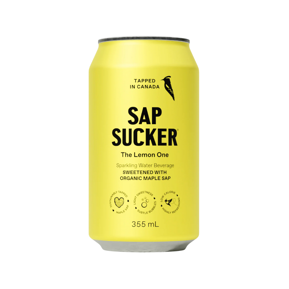Sapsucker Sparkling Lemon Single Can 355ml
