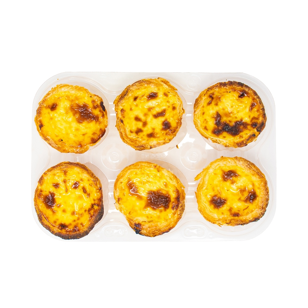 PUSATERI'S PORTUGUESE CUSTARD TARTS 6pk