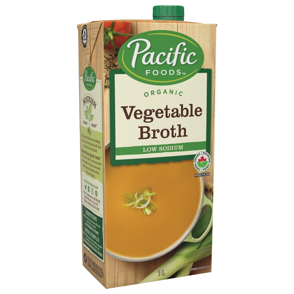 Pacific Organic Low Sodium Vegetable Broth  1L