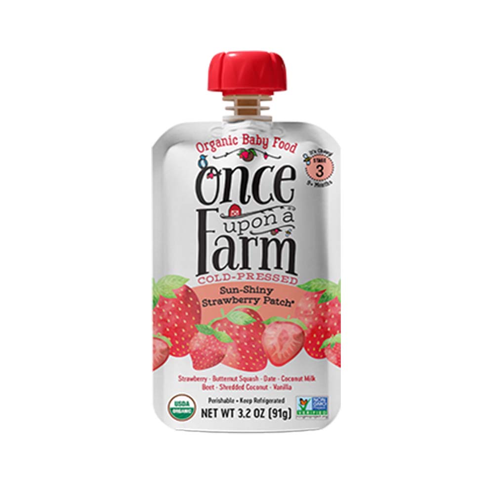 Once Upon A Farm Strawberry Baby Food 85Ml