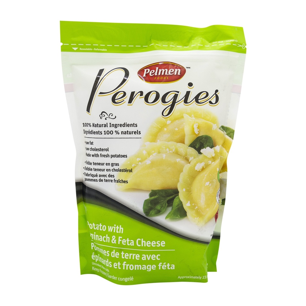 Pelmen Perogies Potato With Spinach & Feta Cheese 500G