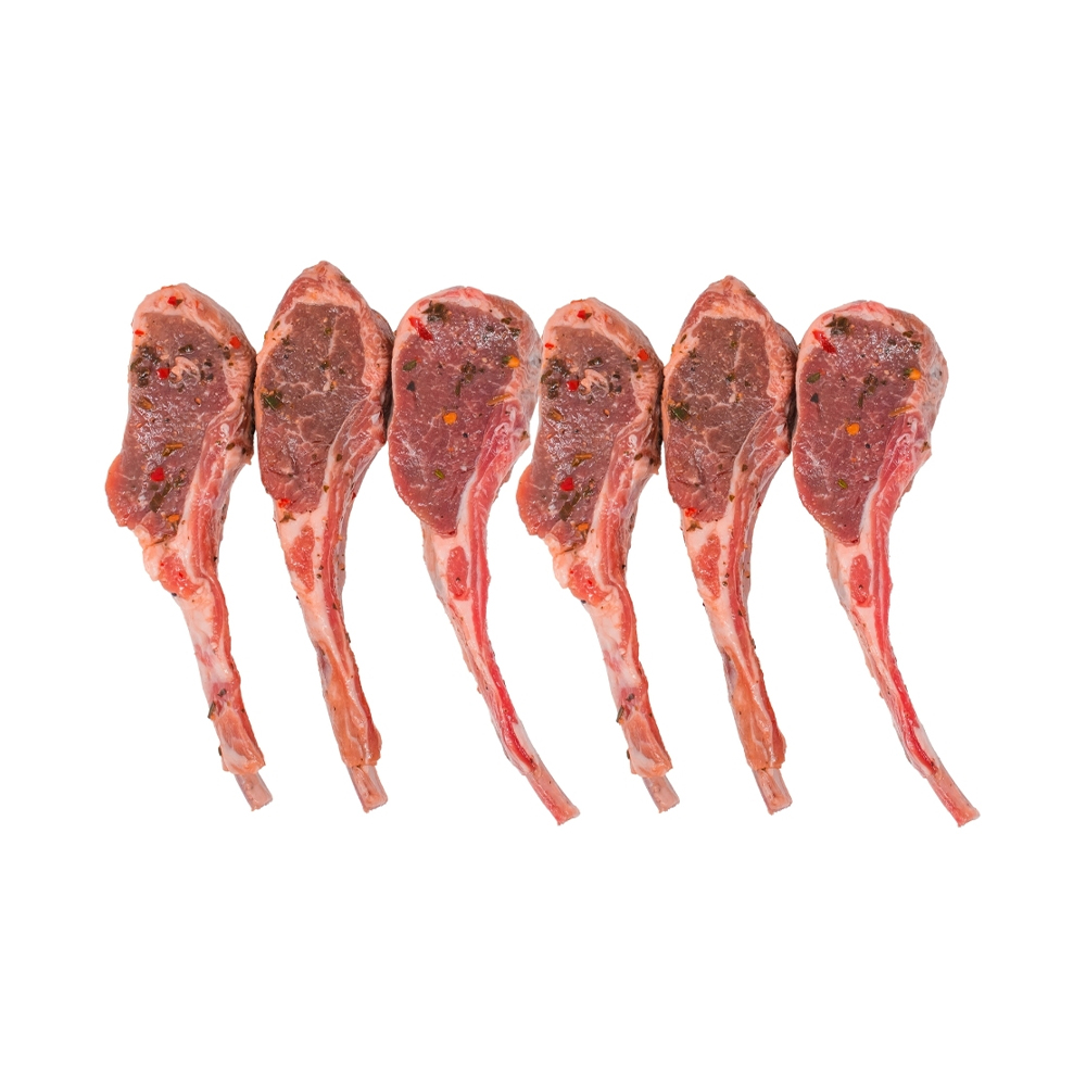 Ready-To-Cook Rosemary Mint French Style Lamb Rib Chops 6pc