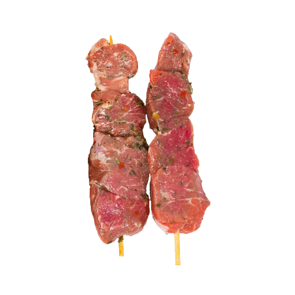 Ready-To-Cook Mint Rosemary Lamb Kebobs 2pc