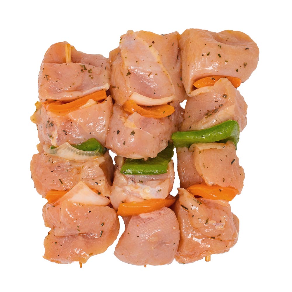 Chicken Breast Kebob Teriyaki Style 6pc
