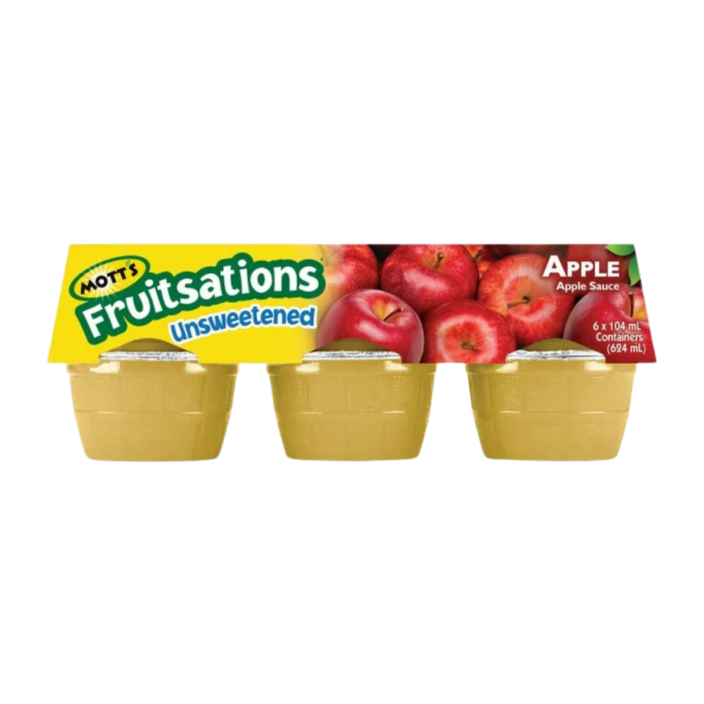 Mott's Unsweetened Apple Fruitsations 6 X 104Ml