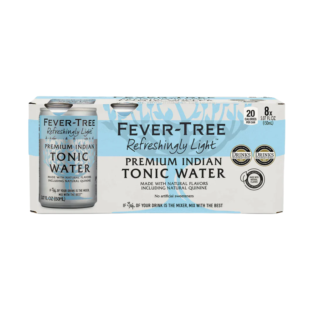 FEVER TREE TONIC LIGHT 8CANS
