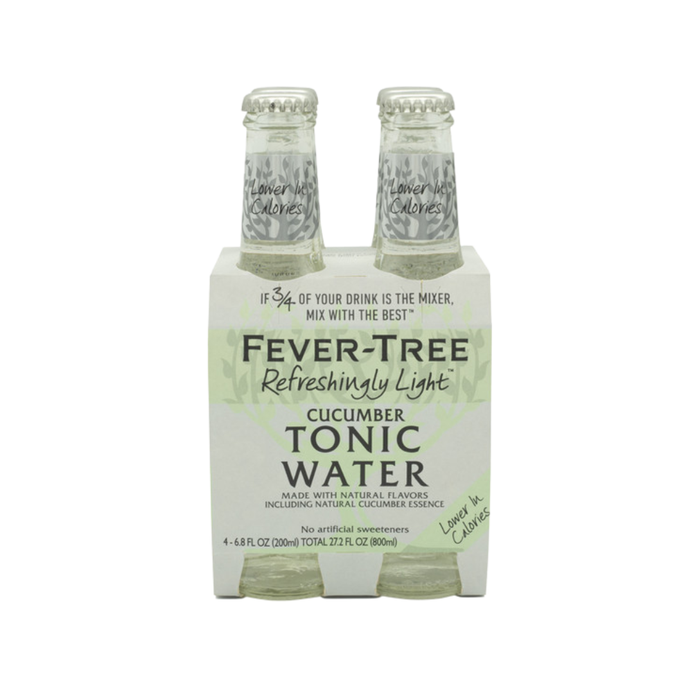 Fever Tree Light Cucumber Tonic Water 4 X 200Ml