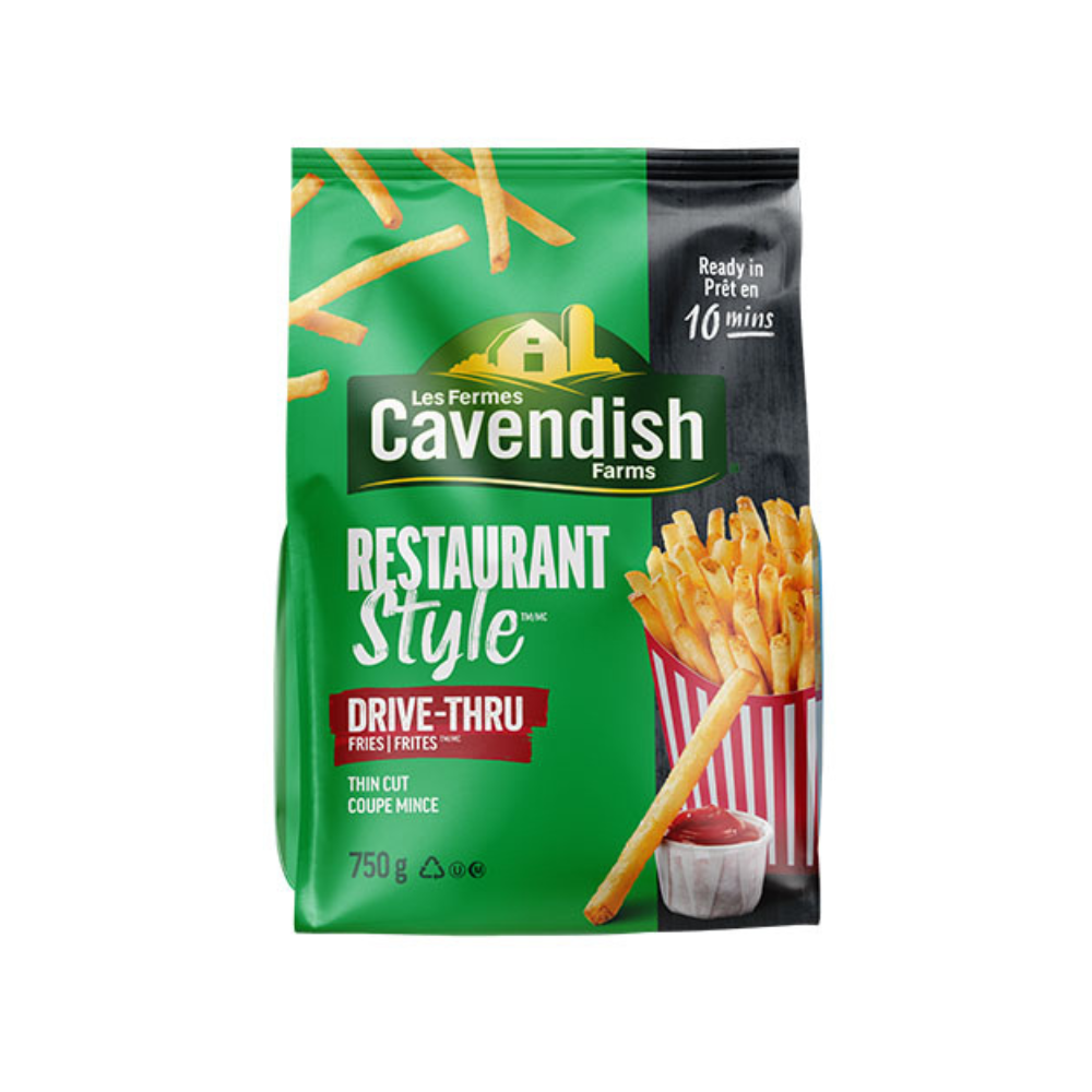 Cavendish Farms Restaurant Style Drive Thru Fries 750 G