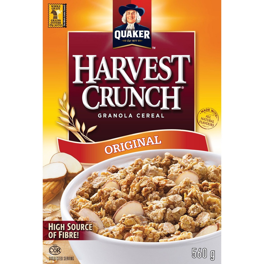 Quaker Hc Orig Cereal 475g