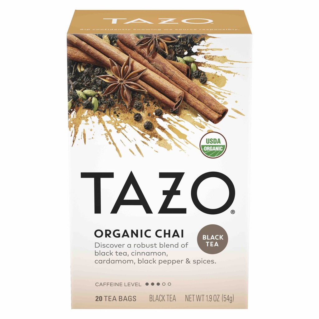 TAZO TEA ORG CHAI 20ct
