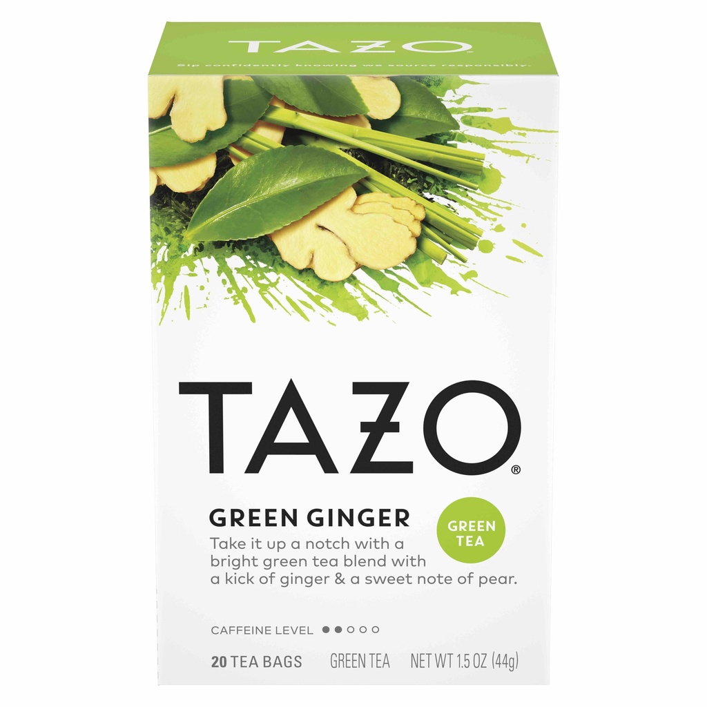 Tazo Tea Green Ginger 20Ct