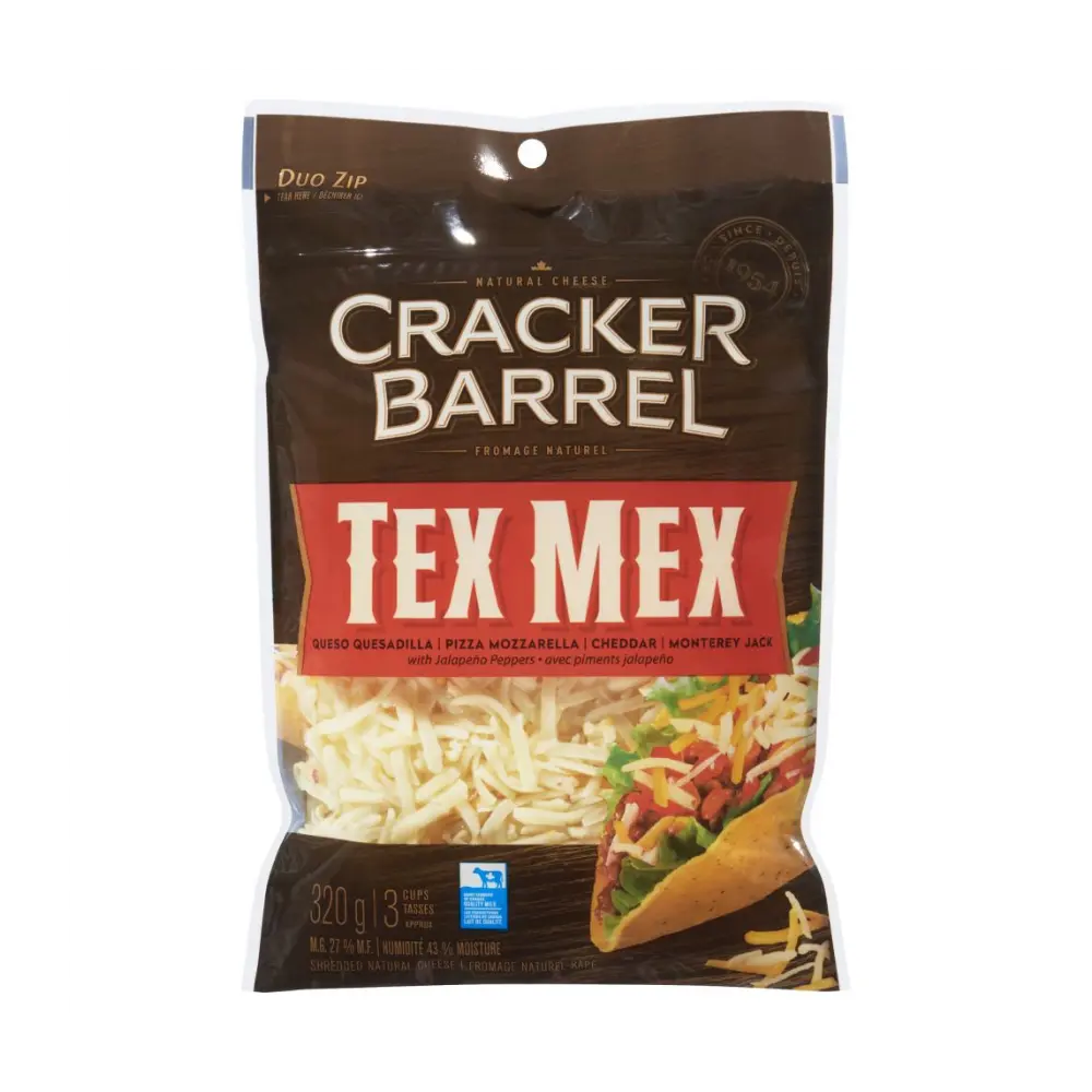 Cracker Barrel Shredded Tex Mex Cheese 320G