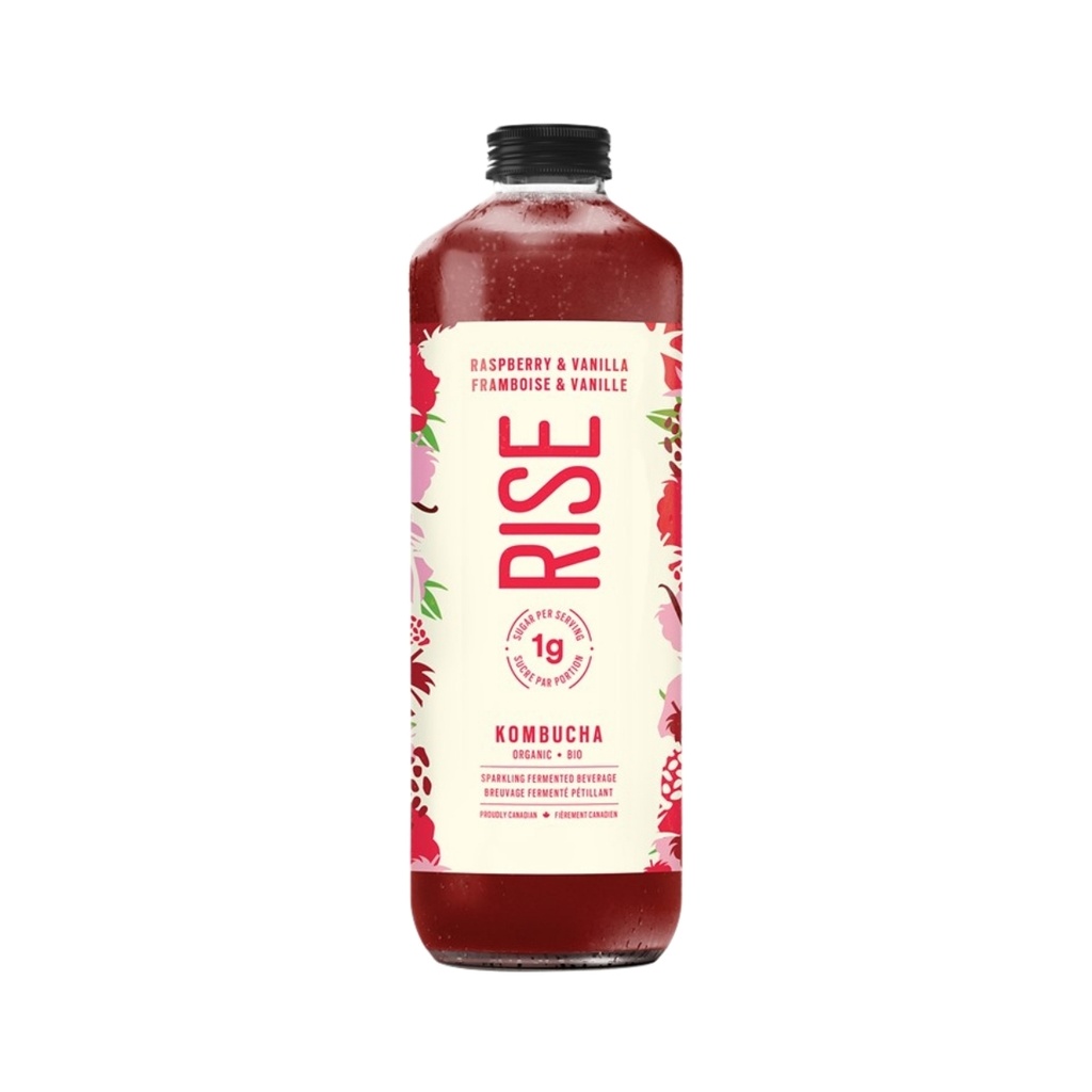 Rise Kombucha Low Sugar Raspberry & Vanilla