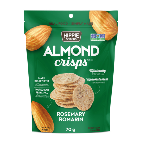 HIPPIE ALMOND CRISPS ROSEMARY