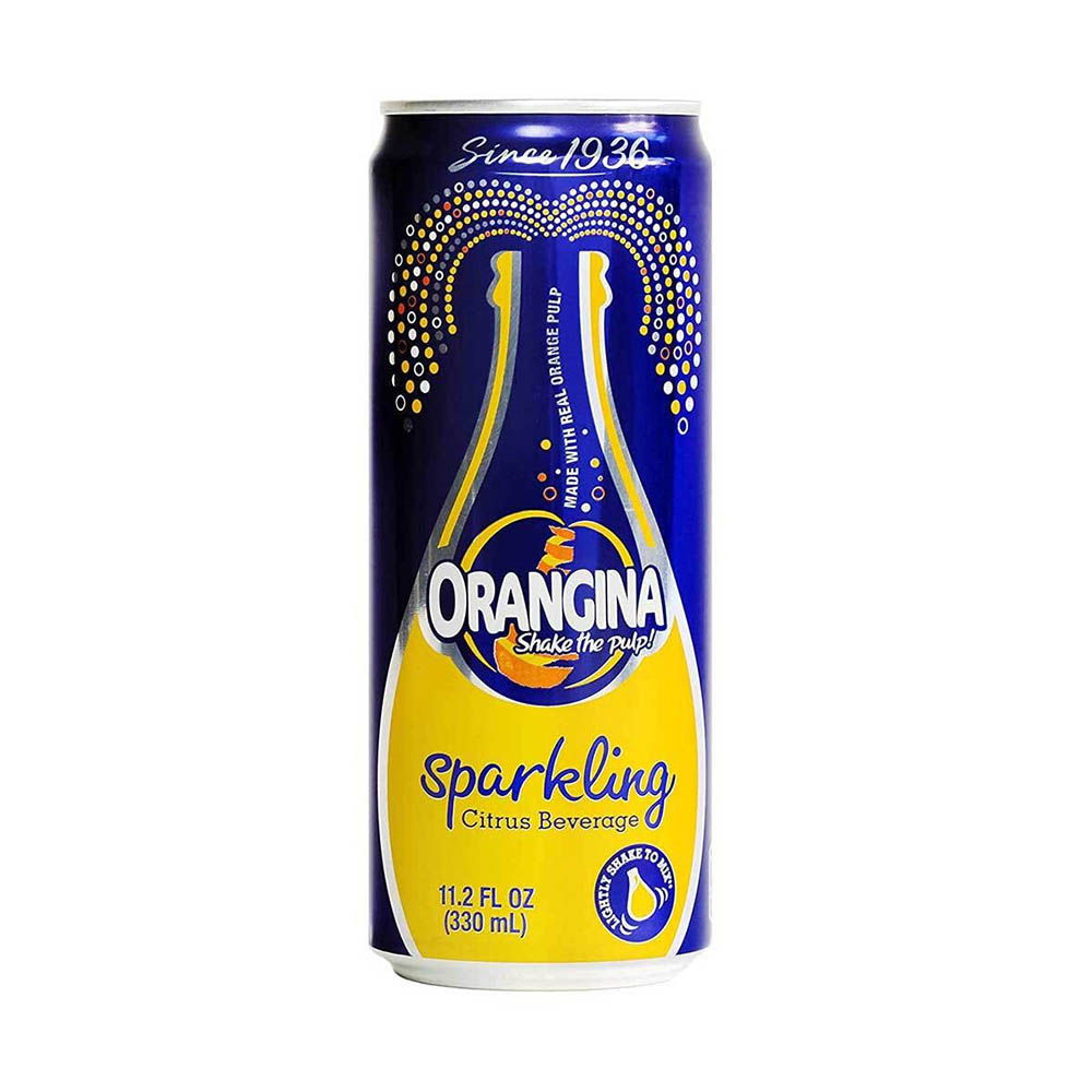 Orangina Sparkling Can 330Ml