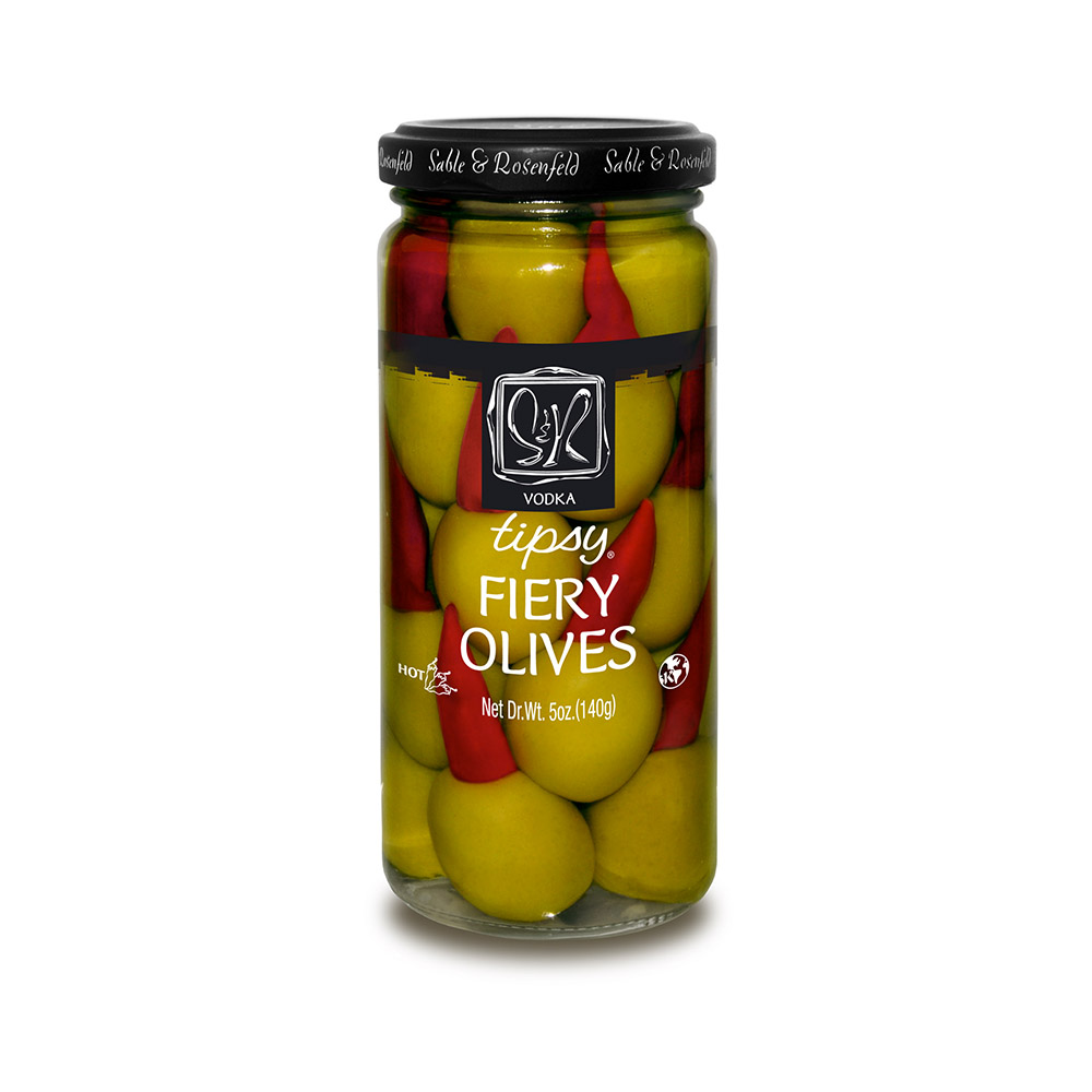 Sable & Rosenfeld Vodka Fiery Olives 140G