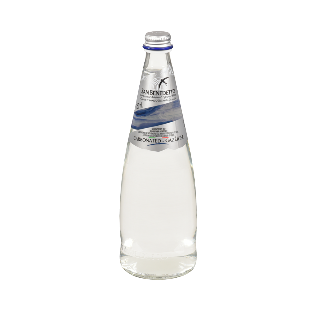 San Benedetto Sparkling Water Glass Bottle 750Ml