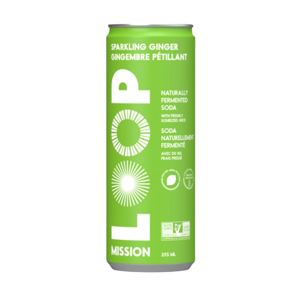 LOOP KEFIR WATER GINGER LEMON